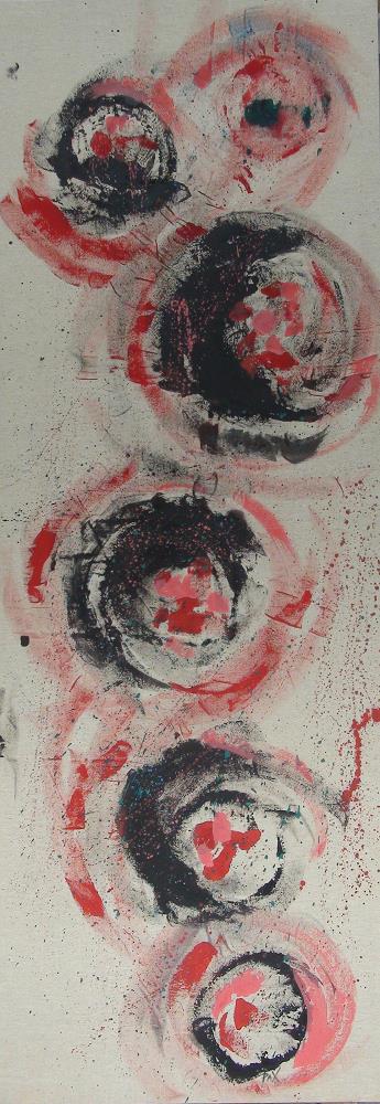 Cupules noir et rouge